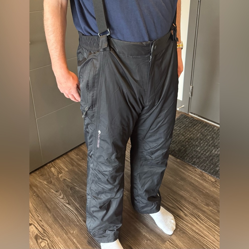 Men's Unlicensed Ski Pants with Suspenders